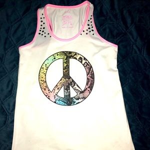 Lucky in Love “Peace” Tank Top